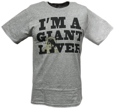 Andre the Giant I'M A GIANT LOVER Lightweight Gray Legends T-shirt New