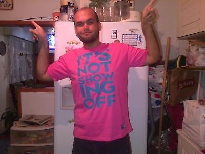 Dolph Ziggler Pink Show Off Back It Up Mens T-shirt