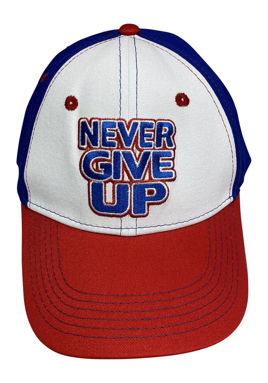 JOHN CENA Red White Blue Never Give Up Baseball Cap Hat