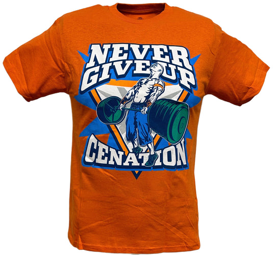 John Cena Orange Never Give Up Kids T-shirt Boys
