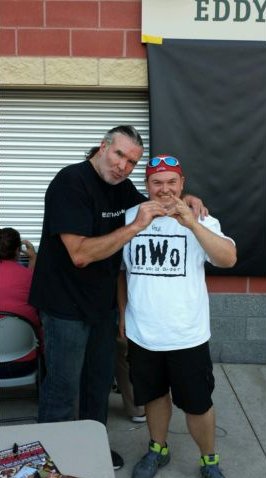 nWo New World Order White WCW T-shirt with Black Logo