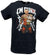 CM Punk White Lightning Mens Black T-shirt