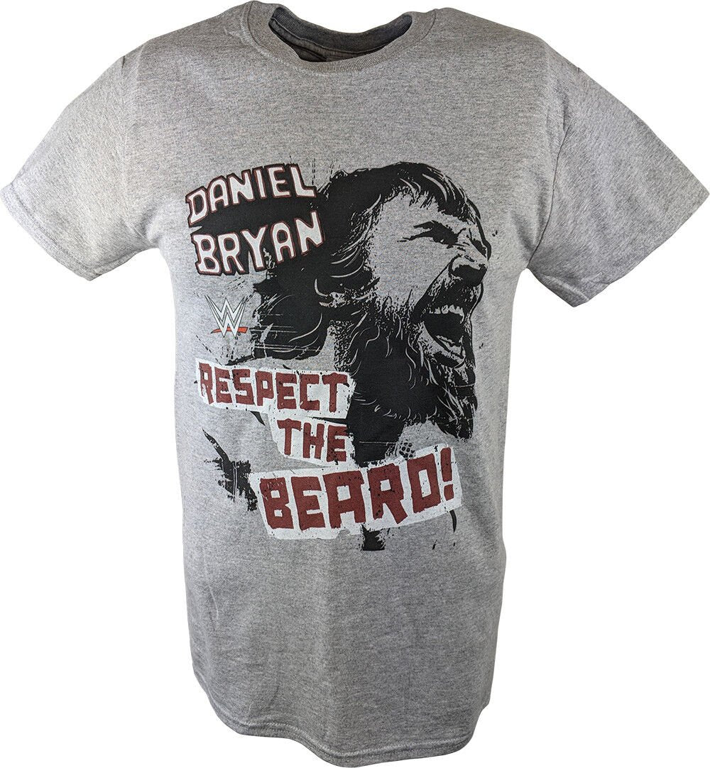 Daniel Bryan Yelling Respect the Beard WWE Mens T-shirt
