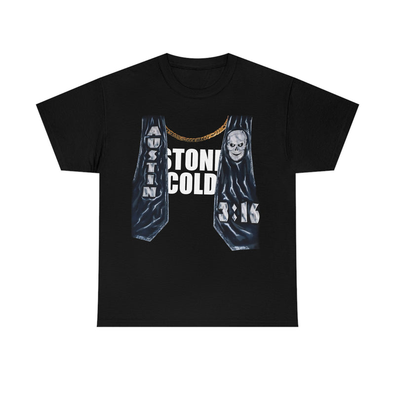 Load image into Gallery viewer, Stone Cold Steve Austin Mock Vest Black T-shirt
