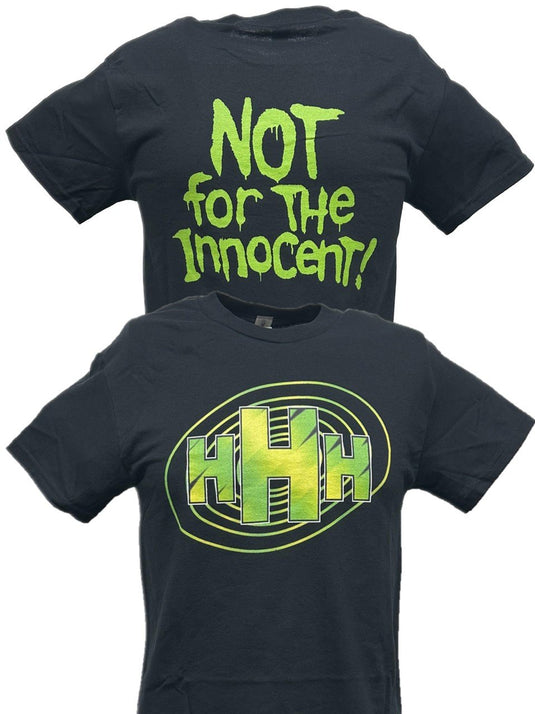 Triple H Not For The Innocent WWF Mens Black T-shirt