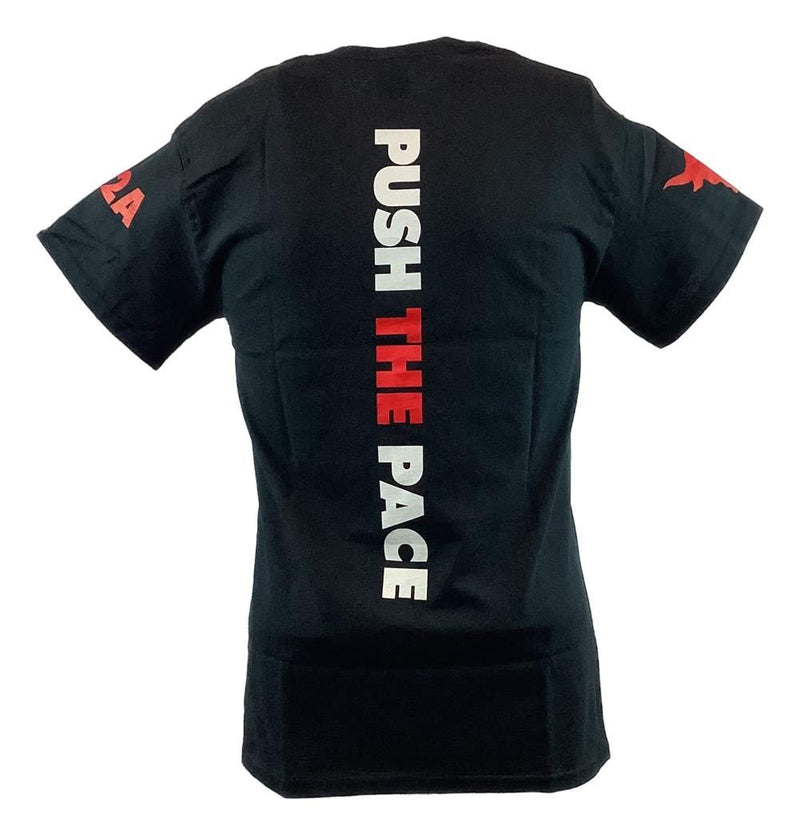 Load image into Gallery viewer, The Rock Push the Pace Team Bring It Mens Black T-shirt
