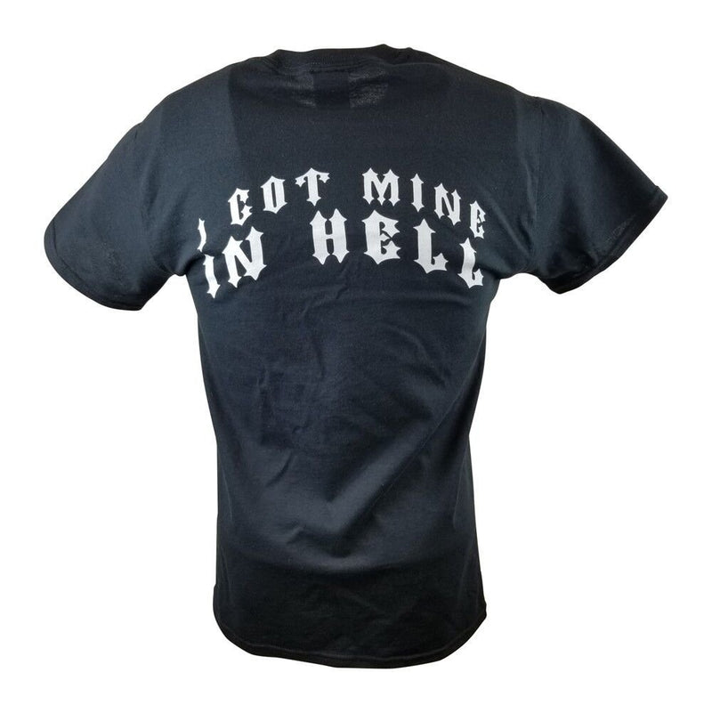 Load image into Gallery viewer, Undertaker Tattoo Shop Got Mine In Hell Mens WWE Black T-shirt
