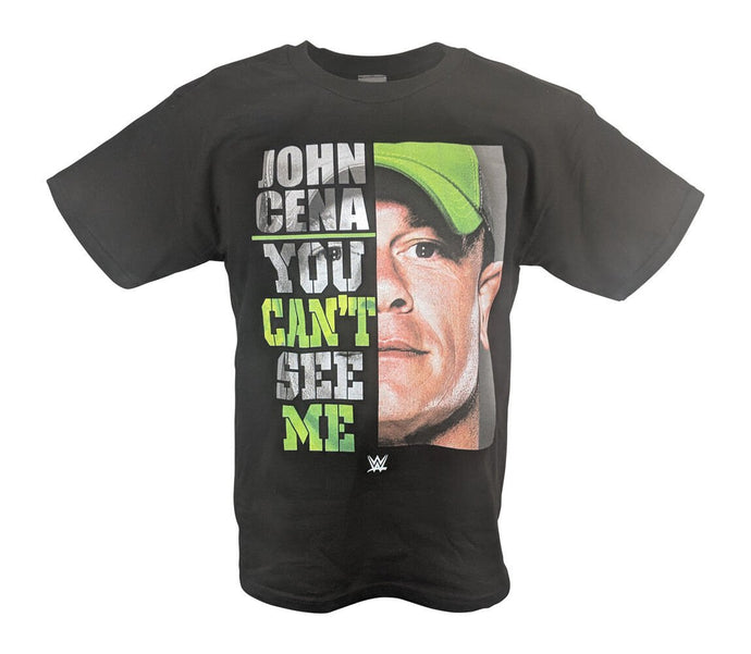John Cena You Can't See Me Split Face WWE Boys Kids T-shirt