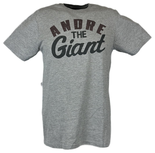 Andre the Giant Big Signature Gray T-shirt
