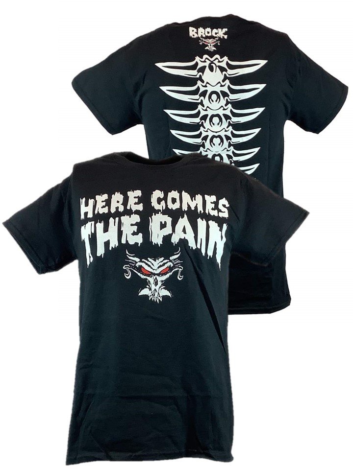 Load image into Gallery viewer, Brock Lesnar Here Comes The Pain Mens Black T-shirt
