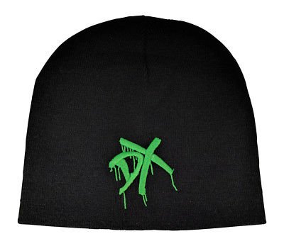 DX Green Embroidered Logo D-Generation X Beanie Cap Hat WWE