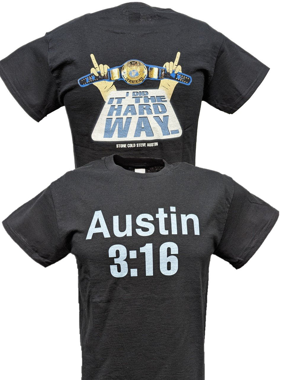 Men's Fanatics Branded Stone Cold Steve Austin Navy Tampa Bay Rays 3:16 T- Shirt