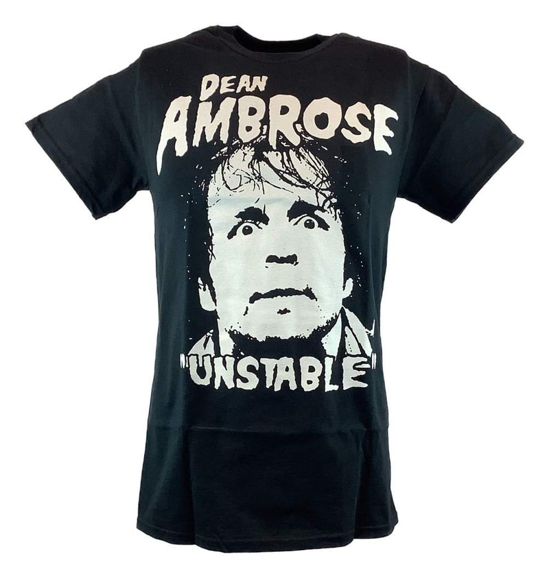 Load image into Gallery viewer, Dean Ambrose The Unstable One Mens Black T-shirt
