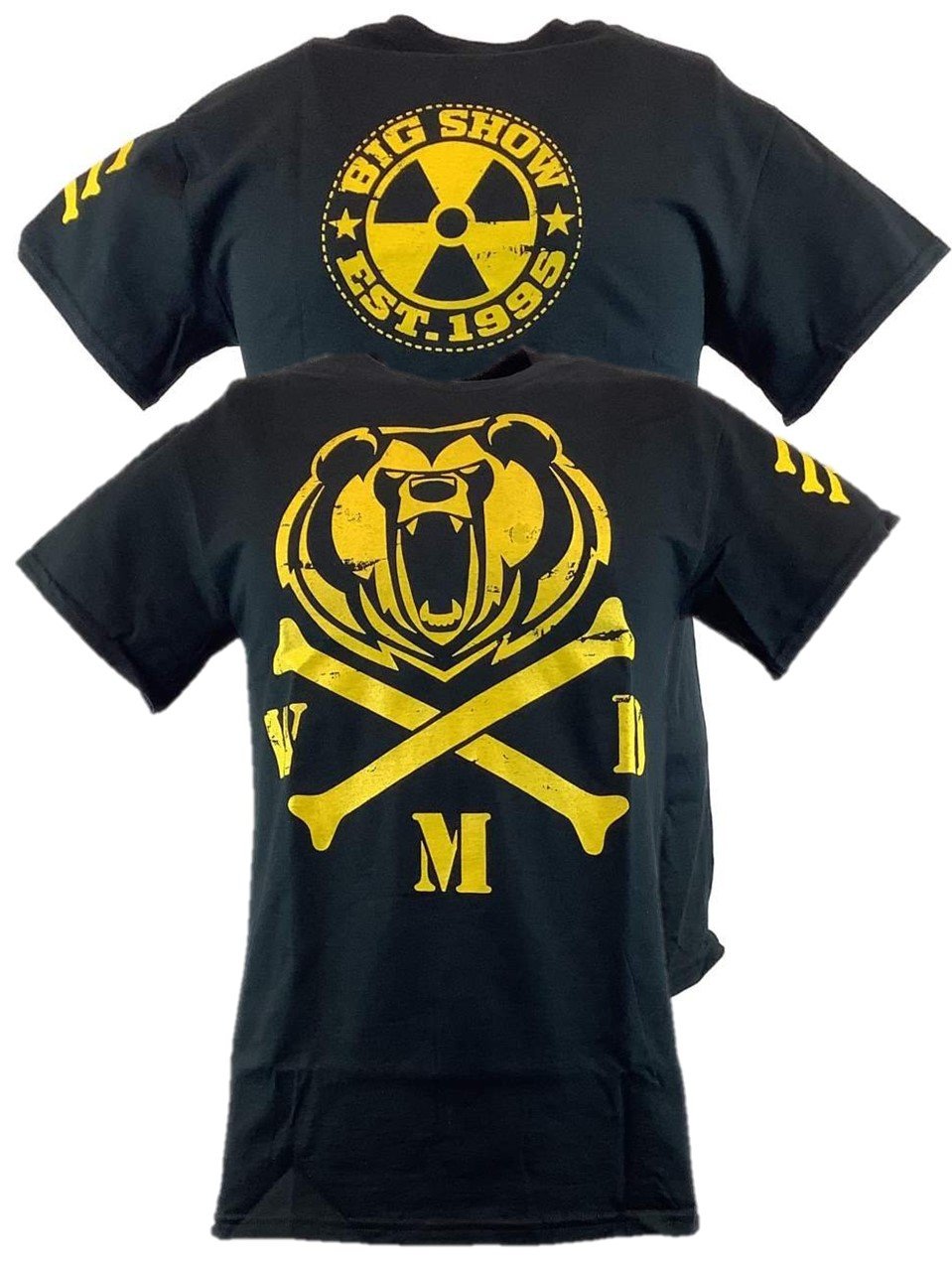 Big Show Cross Bones WMD Mens Black T-shirt