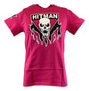 Bret Hitman Hart Pink Mens T-shirt Single Sided Print