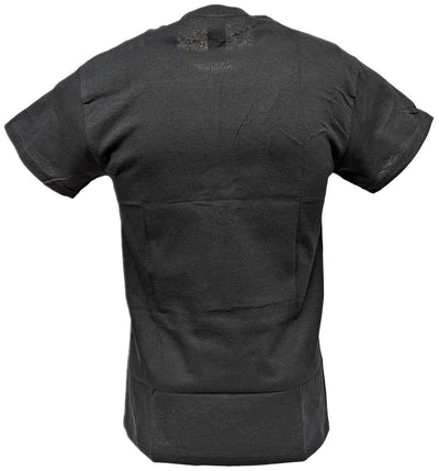 Dwayne The Rock Johnson Seven Pose Flex Black WWE T-shirt