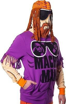 Macho Man Randy Savage WWE Zip Over Mens Hoody Sweatshirt