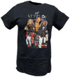 WWF Attitude Era Mens Black T-shirt Rock Stone Cold Mankind