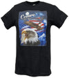 Cesaro American Eagle USA Flag Mens Black T-shirt