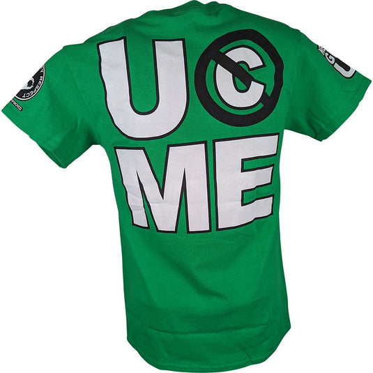 John Cena Green Mens Salute the Cenation Mens T-shirt