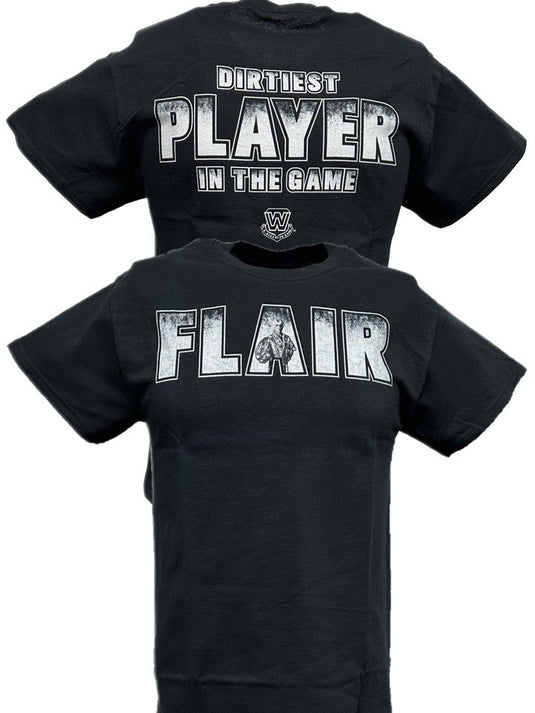 Ric Flair Dirtiest Player in The Game WWE Mens Black T-shirt