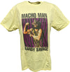 Macho Man Randy Savage Bicep Pose Mens Yellow T-shirt