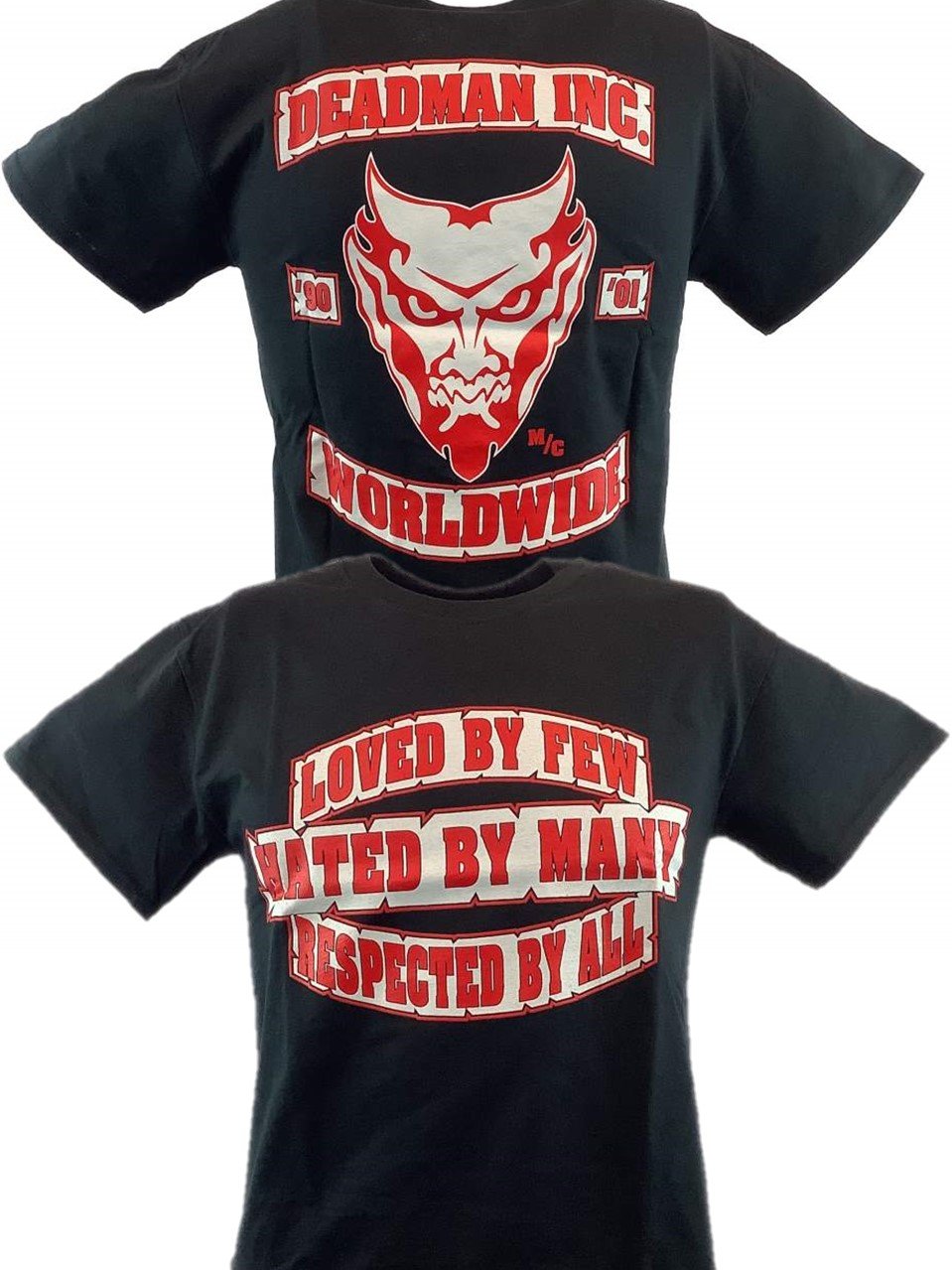 Undertaker Deadman Inc Loved By Few Respected By All Mens Black T-shirt