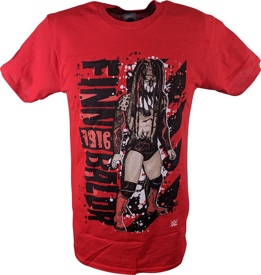 Finn Balor 1916 Demon WWE Mens Red T-shirt