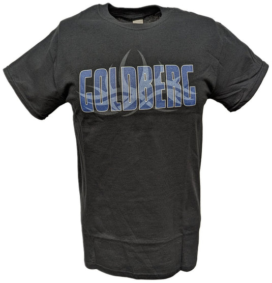 Bill Goldberg Blue Logo Men's Black T-shirt WCW