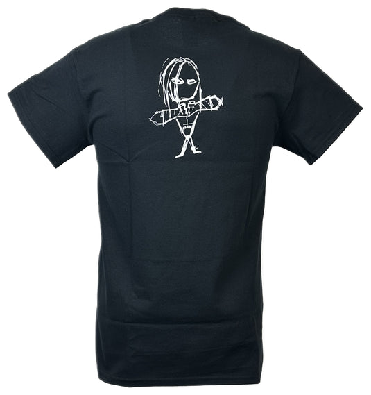 CM PUNK Seal of Hardcore Mens Black T-shirt