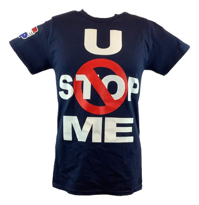 John Cena Navy Blue U Can't Stop Me Mens T-shirt