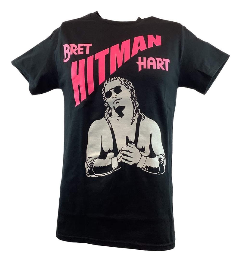 Load image into Gallery viewer, The Hitman Bret Hart White Pose Mens T-shirt
