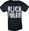 John Cena Ruck Fules WWF Old School Mens Black T-shirt