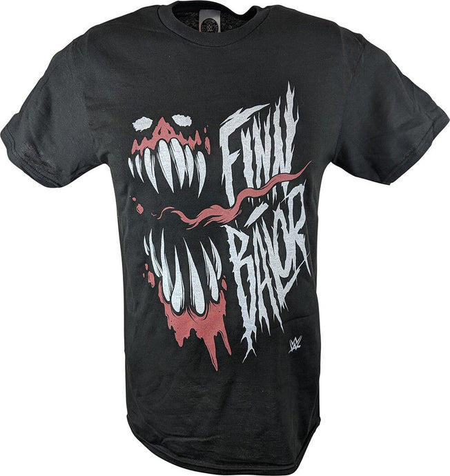 Finn Balor Demon Fangs WWE Mens Black T-shirt