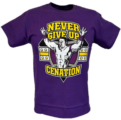 John Cena Kids Purple Costume Hat T-shirt Wristbands Boys