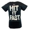 The Rock Hit It Strong Hit It Fast Mens T-shirt