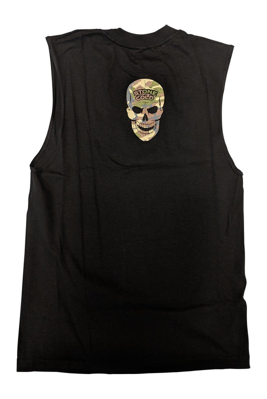 Stone Cold Steve Austin Camo Raise Hell Leave Mens Sleeveless T-shirt