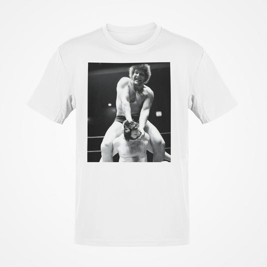 Andre the Giant Neckbreaker WWE Mens White T-shirt