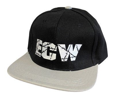 Load image into Gallery viewer, ECW Extreme Championship Wrestling Black Polysnap Baseball Cap Hat
