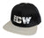 ECW Extreme Championship Wrestling Black Polysnap Baseball Cap Hat
